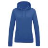 Just Hoods AWJH001F College női pamut kapucnis pulóver - Royal Blue