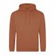 Just Hoods AWJH001 College pamut kapucnis pulóver - Ginger Biscuit  