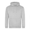 Just Hoods AWJH001 College pamut kapucnis pulóver - Heather Grey  