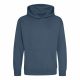 Just Hoods AWJH001J gyerek pamut kapucnis pulóver - Airforce Blue