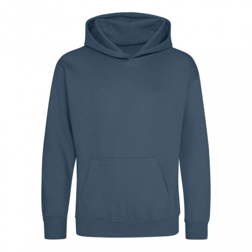 Just Hoods AWJH001J gyerek pamut kapucnis pulóver - Airforce Blue