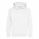 Just Hoods AWJH001J gyerek pamut kapucnis pulóver - Arctic White