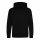 Just Hoods AWJH001J gyerek pamut kapucnis pulóver - Deep Black