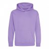 Just Hoods AWJH001J gyerek pamut kapucnis pulóver - Digital Lavender