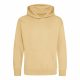 Just Hoods AWJH001J gyerek pamut kapucnis pulóver - Desert Sand