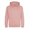 Just Hoods AWJH001J gyerek pamut kapucnis pulóver - Dusty Pink