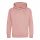 Just Hoods AWJH001J gyerek pamut kapucnis pulóver - Dusty Pink