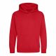 Just Hoods AWJH001J gyerek pamut kapucnis pulóver - Fire Red