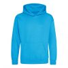 Just Hoods AWJH001J gyerek pamut kapucnis pulóver - Hawaiian Blue