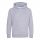 Just Hoods AWJH001J gyerek pamut kapucnis pulóver - Heather Grey