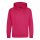 Just Hoods AWJH001J gyerek pamut kapucnis pulóver - Hot Pink