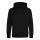 Just Hoods AWJH001J gyerek pamut kapucnis pulóver - Jet Black