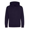 Just Hoods AWJH001J gyerek pamut kapucnis pulóver - New French Navy