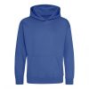 Just Hoods AWJH001J gyerek pamut kapucnis pulóver - Royal Blue