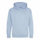 Just Hoods AWJH001J gyerek pamut kapucnis pulóver - Sky Blue