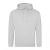 Just Hoods AWJH001 College pamut kapucnis pulóver - Moondust Grey  