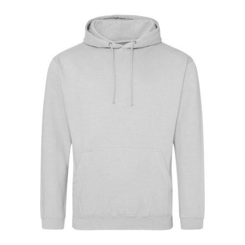 Just Hoods AWJH001 College pamut kapucnis pulóver - Moondust Grey  