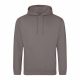 Just Hoods AWJH001 College pamut kapucnis pulóver - Mocha Brown  