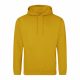 Just Hoods AWJH001 College pamut kapucnis pulóver - Mustard  