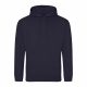 Just Hoods AWJH001 College pamut kapucnis pulóver - New French Navy  