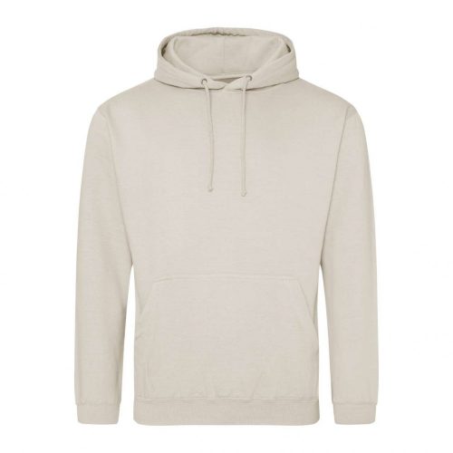 Just Hoods AWJH001 College pamut kapucnis pulóver - Natural Stone  