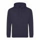 Just Hoods AWJH001 College pamut kapucnis pulóver - Navy Smoke  