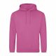 Just Hoods AWJH001 College pamut kapucnis pulóver - Pinky Purple  