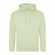 Just Hoods AWJH001 College pamut kapucnis pulóver - Pistachio Green  