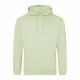 Just Hoods AWJH001 College pamut kapucnis pulóver - Pistachio Green  