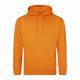 Just Hoods AWJH001 College pamut kapucnis pulóver - Pumpkin Pie  