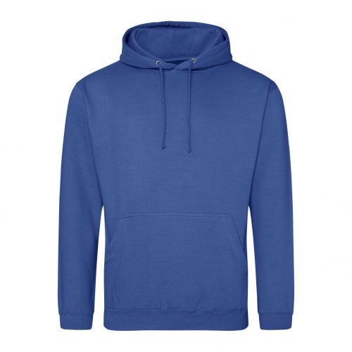 Just Hoods AWJH001 College pamut kapucnis pulóver - Royal Blue  