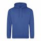 Just Hoods AWJH001 College pamut kapucnis pulóver - Royal Blue  