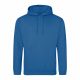 Just Hoods AWJH001 College pamut kapucnis pulóver - Tropical Blue  