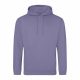 Just Hoods AWJH001 College pamut kapucnis pulóver - True Violet  