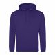 Just Hoods AWJH001 College pamut kapucnis pulóver - Ultra Violet  