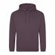 Just Hoods AWJH001 College pamut kapucnis pulóver - Wild Mulberry