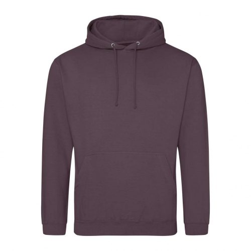 Just Hoods AWJH001 College pamut kapucnis pulóver - Wild Mulberry