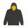 Just Hoods AWJH003J Varsity gyerek pamut kapucnis pulóver - Forest Green/Gold