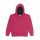 Just Hoods AWJH003J Varsity gyerek pamut kapucnis pulóver - Hot Pink/French Navy