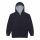 Just Hoods AWJH003J Varsity gyerek pamut kapucnis pulóver - New French Navy/Heather Grey