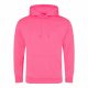 Just Hoods AWJH004 Electric kapucnis pulóver - Electric Pink