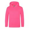 Just Hoods AWJH004J Electric gyerek kapucnis pulóver - Electric Pink