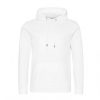 Just Hoods AWJH006 Sports kapucnis pulóver - Arctic White