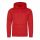 Just Hoods AWJH006 Sports kapucnis pulóver - Fire Red