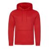 Just Hoods AWJH006 Sports kapucnis pulóver - Fire Red