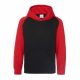 Just Hoods AWJH009J KIDS BASEBALL HOODIE 3/4