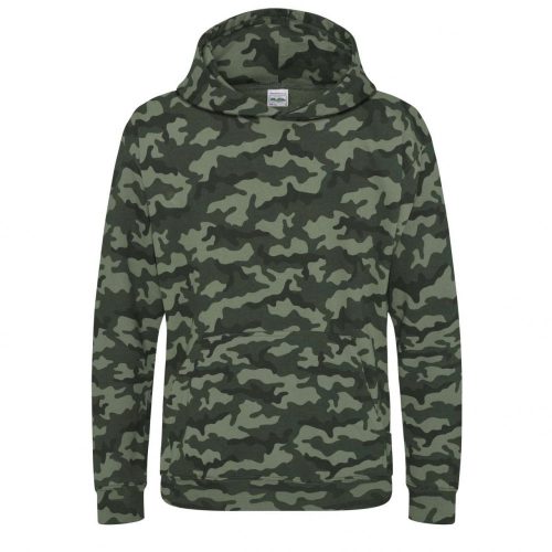 Just Hoods AWJH014J KIDS CAMO HOODIE XS