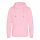 Just Hoods AWJH021 pamut keresztpántos nyakú kapucnis pulóver - Baby Pink