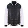 Just Hoods AWJH049 VARSITY PUFFER JACKET XS