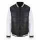 Just Hoods AWJH049 VARSITY PUFFER JACKET XS